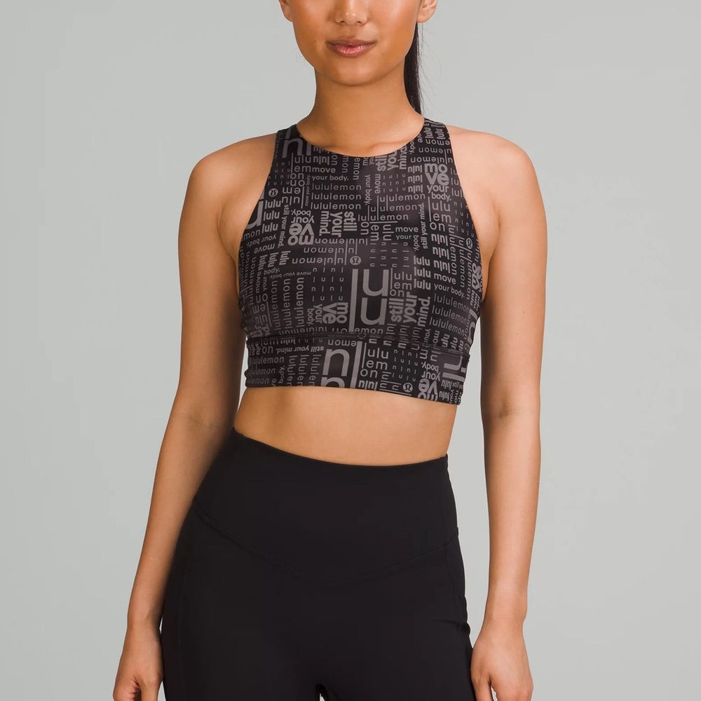 nwt lululemon energy bra high neck long line